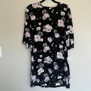 Equipment 100% silk flower print dress